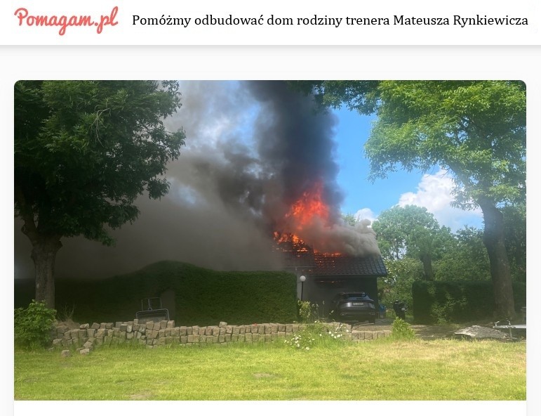 Zrzutka na dom M.Rynkiewicza