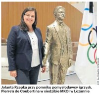 Jolanta Rzepka w MKOL w Lozannie