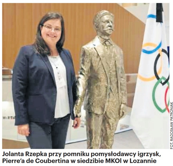 Jolanta Rzepka w MKOL w Lozannie